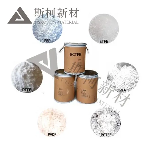 Fluoropolymers PTFE/ PVDF/ PVDF/ ECTFE/ PFA/ FEP/ETFE Plastic Resin Powder Raw Material